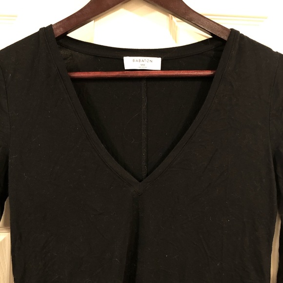 Babaton V-neck long sleeve top - XXS - Picture 2 of 5